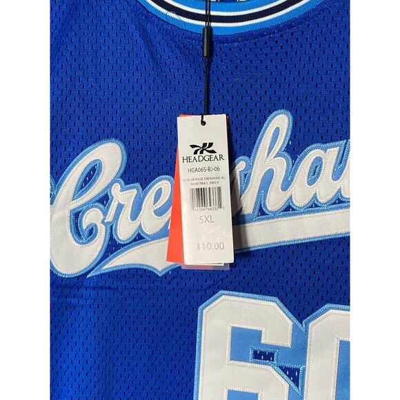Nipsey Hussle Mens Headgear Classics Crenshaw 60 Embroidered Basketball Jersey - Picture 3 of 7